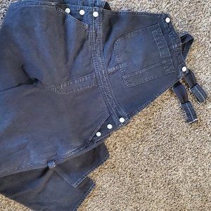 NWT JCREW Slouchy Boyfriend Overalls (Black Denim)